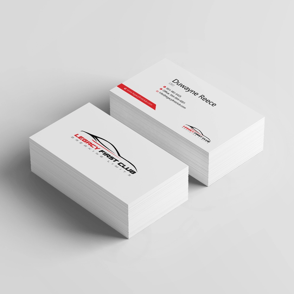 Legacy First Club Business Card